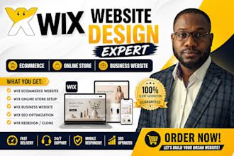design wix website wix ecommerce store wix seo wix expert wix error fix wix bug