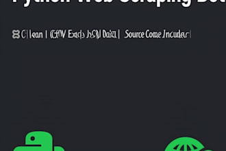 build python web scraper, selenium bot, data extractor