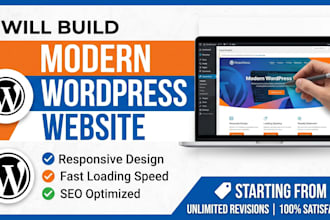 create wordpress elementor website, build blog website
