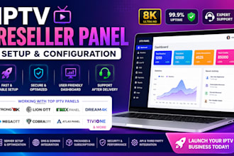 setup reseller panel lion ott,dream4k,megaott,cobra ott,strong8k,dream4k