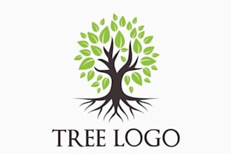 design outstanding christmas tree logo design for your business