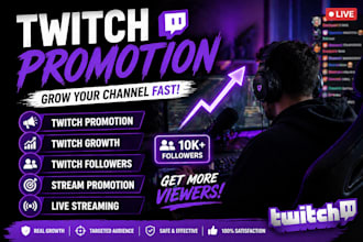 boost twitch growth with real stream promotion and audience