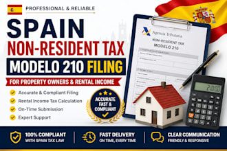 file spain non resident tax modelo 210 for property owners and rental income