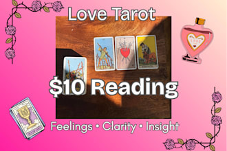 give you a clear love and relationship tarot reading