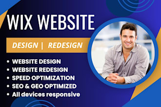 design a professional wix website for plumbing roofing electrician or contractor