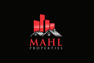 create a modern real estate logo for property
