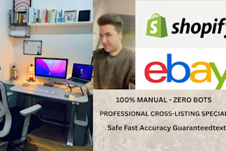 manually cross list your products to ebay poshmark mercari and shopify