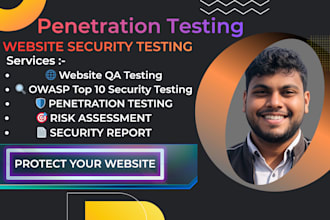 do vulnerability and penetration tests for your website