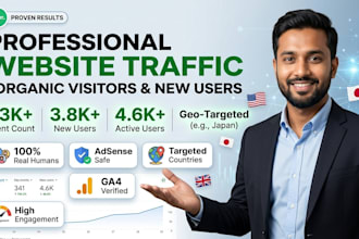 provide real organic website engagement for 15 days