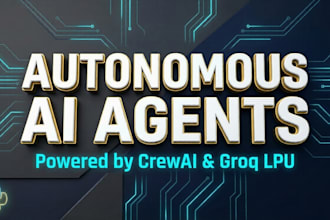 build autonomous ai agents using crewai and groq for business automation