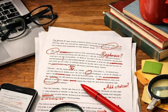 proofread and correct grammar in your document professionally
