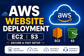 deploy your website on AWS ec2 or s3