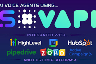 setup ai voice agent, ai chat bot, n8n, vapi, relevance ai