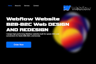 figma to webflow website design webflow for saas website b2c, business website