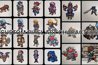 2d pixel art character sprite sheet 8 bit 16 bit animation game asset