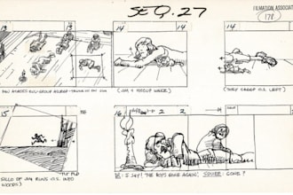 design detailed storyboard for your book animation, and commercials