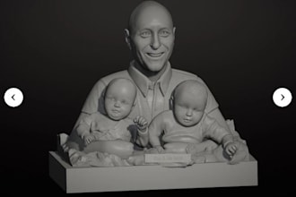 sculpt high detail 3d models for 3d printing, toys, and collectibles