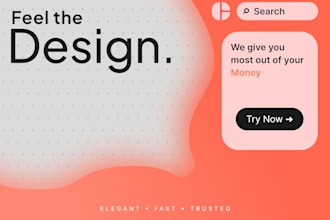 design a modern clean website