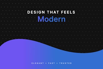 design a modern clean website