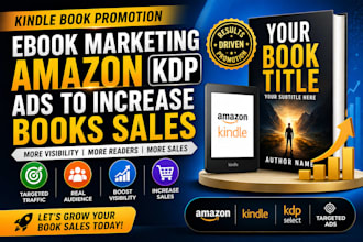 ebook marketing, children book promotion, amazon kindle ads increase ebook sales