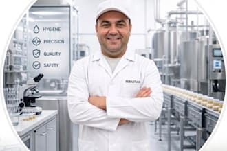 develop professional recipes and tehnical flows for meat products