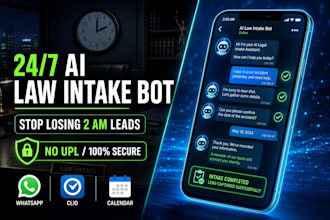build a legal ai chatbot for lead qualification and client intake