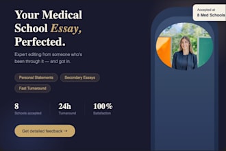 perfect your medical school personal statement or secondary