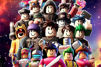 high CTR roblox thumbnail, gfx, youtube thumbnail and gaming graphics fast