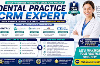 setup dental practice CRM dentrix eaglesoft softdent practiceworks easy dental