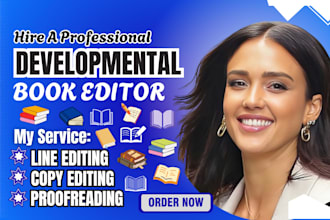 provide developmental editing, line editing for nonfiction, memoir, self help,