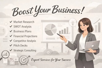 do market research, competitor analysis and niche research for your business