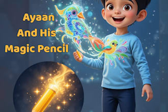 create a children story illustrations book ready to publish
