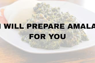 write recipes for amala and egusi
