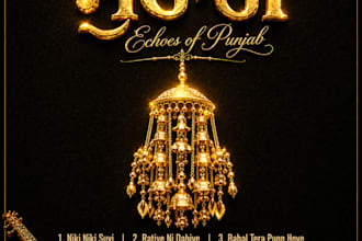 design a professional punjabi album cover art
