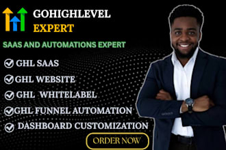build ghl saas whitelabel dashboard customization website ghl  funnel automation