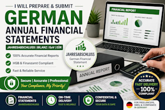 submit german annual financial statement annual report profit and loss statement
