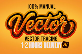 vectorize image or convert logo to vector redraw