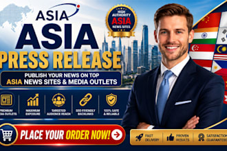 publish your press release on top asia news sites and media outlets