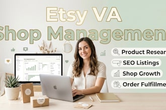 do etsy seo, etsy va, etsy virtual assistant