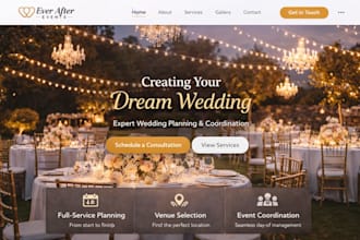 design squarespace wedding planner website event planner wedding website