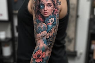 design professional tattoo and custom tattoo