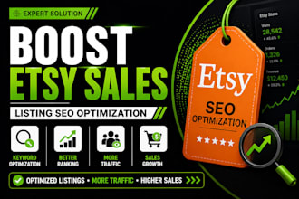 optimize etsy listing seo for more traffic and sales