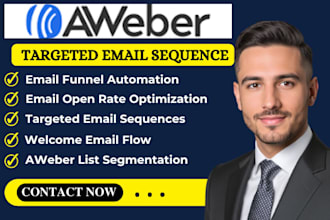 setup aweber campaigns aweber consultant  aweber automation aweber welcome email