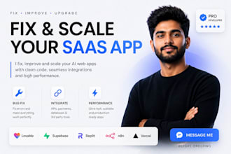fix deploy your web app saas with lovable, bolt replit, supabase, base 44 app