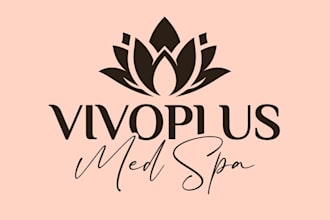 create a custom logo for hair salon and spa