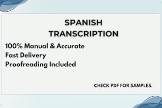 transcribe spanish audio accurately and professionally