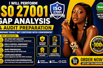 perform iso 27001 gap analysis and audit preparation for certification
