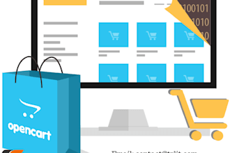 fix opencart website bug errors estore setup product upload