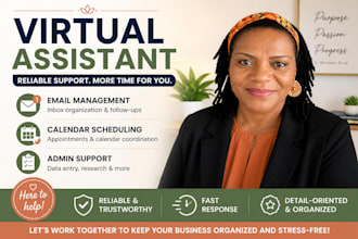 be your reliable virtual assistant for email, admin and scheduling tasks