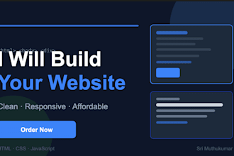 build a responsive website or landing page for your business